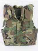 A military full-protective bulletproof vest / body armour,