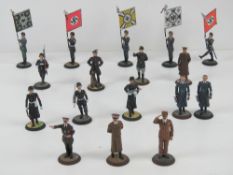 A quantity of Spanish Mundiart 'WWII German' lead painted miniature figures including Hitler,