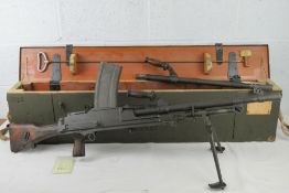 A deactivated Italian Breda Bren .