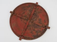 A WWII German Para Trooper (Fallschrimjager) drop container lid.