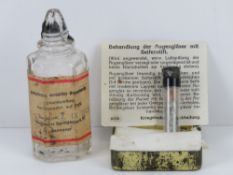 A completely denatured brandy / rectified spirit bottle (70% proof medical tincture) bearing label