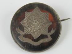 A WWI HM silver and tortoiseshell regime