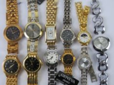 Eleven assorted contemporary stainless s