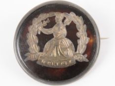 A WWI HM silver and tortoiseshell regime