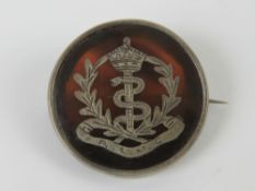 A WWI HM silver and tortoiseshell regime