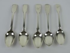 A Scottish silver George III spoon hallmarked Edinburgh 1816-17,