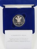 A silver proof commemorative medal for the marriage of 'HRH The Prince of Wales and Mrs Camilla