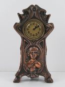 A French Art Nouveau mantle clock c1905 designed by sculptor Paul Duboir (1829-1905),
