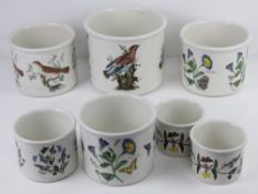 A quantity of Port Marion Botanic Garden and other jardinieres of various sizes, 22 - 11cm dia.