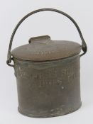 A delightful vintage Welford's Dairies (Surrey) quarter pint cream pot with loop handle standing