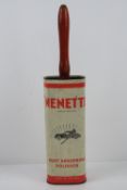 A vintage Nenette dust absorbing polisher with wooden handle.