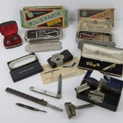 A vintage Wilkinson Sword boxed gentleman's razor complete with original instructions,