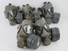 A quantity of Finnish M61 gas masks with