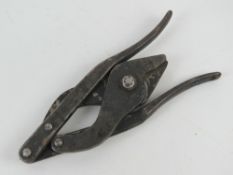 A pair WWII British wire cutters.
