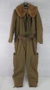 A WWII Japanese Winter's Pilot's suit wi