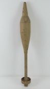 An inert 82mm mortar / rocket, 68.5cm in