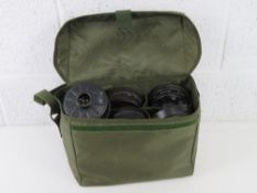 A quantity of British Military gas masks