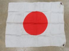 A WWII Japanese Red Rising Sun flag meas