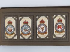 A cigarette card album containing a quan