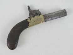 An antique .40 calibre percussion Derrin