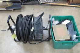 A quantity of assorted RAF items including; a Pilots Mission colour display from a Merlin,