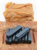 Three 250 round Maxim machine gun ammo belts for 7.62 Maxim.