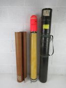 An inert British No3 training reconnaissance missile beacon in transit case.