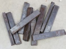 A quantity of Sten magazines. Ten items.