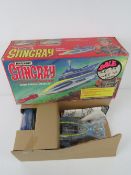 A Matchbox Stingray Action Submarine in box.