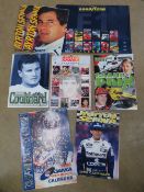 A quantity of Ayrton Senna calendars, some unopened, 1998 x 2, 1999, David Coulthard 1999,