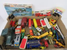 A Revell 'Airfix' Junkers JU88 model aircraft kit,