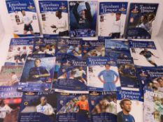 A quantity of assorted Tottenham Hotspur football programmes, some signed, approx 27 in total.