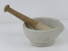 A Japanese made pestle and mortar.