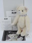 A Steiff bear 'Krystal', in 'as new' condition with certificate and box, 2009, 30cm high.