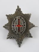 A HM silver Coldstream Guards Regimental sweetheart brooch, hallmarked Birmingham 1920.