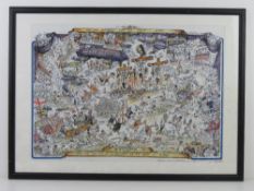 Limited edition signed print 'The Day Australia Lost The Ashes RIP or The End of Civilisation As We