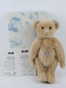 A Steiff bear 'Krystopher', in 'as new' condition with certificate and box, 2010,