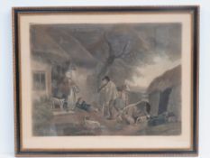 Print; The Warrener, painted by George M