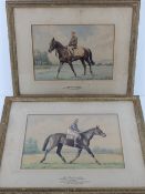 A fine pair of watercolours each featuri