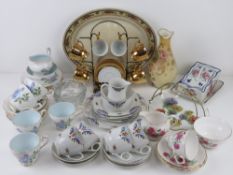A quantity of assorted ceramics includin