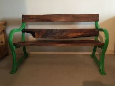 A West Sussex Oak and cast metal framed