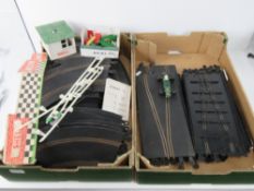 A quantity of vintage Triang Scalextric
