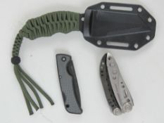 A Leathermans multi tool. Together with