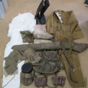A near complete WWII Russian uniform inc