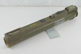A deactivated M72 LAW 66mm rocket launch