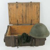 A British Military Turtle shell helmet w