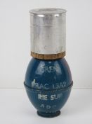 An inert SAS Trial L2/ L3A2 40mm grenade
