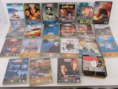 A quantity of Military / War themed dvds