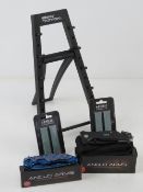 Two Anglo Arms pocket knives with cases