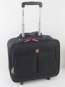 A pull-along laptop bag, 42 x 35cm.
